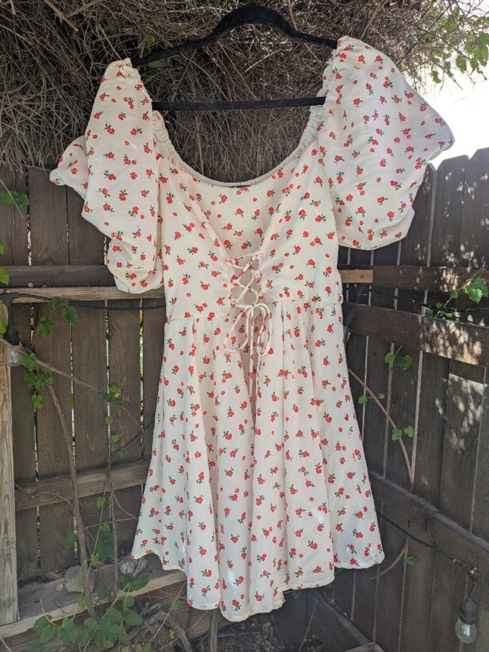Crystal Doll Rose Dress Sz L
